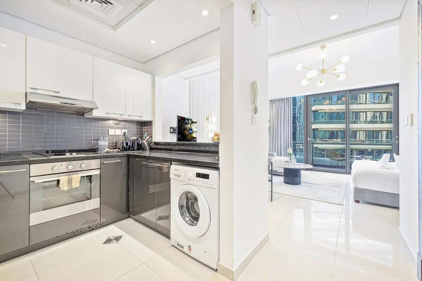 דירה Luxury Studio In Dubai Marina With Canal Views איחוד האמירויות הערביות